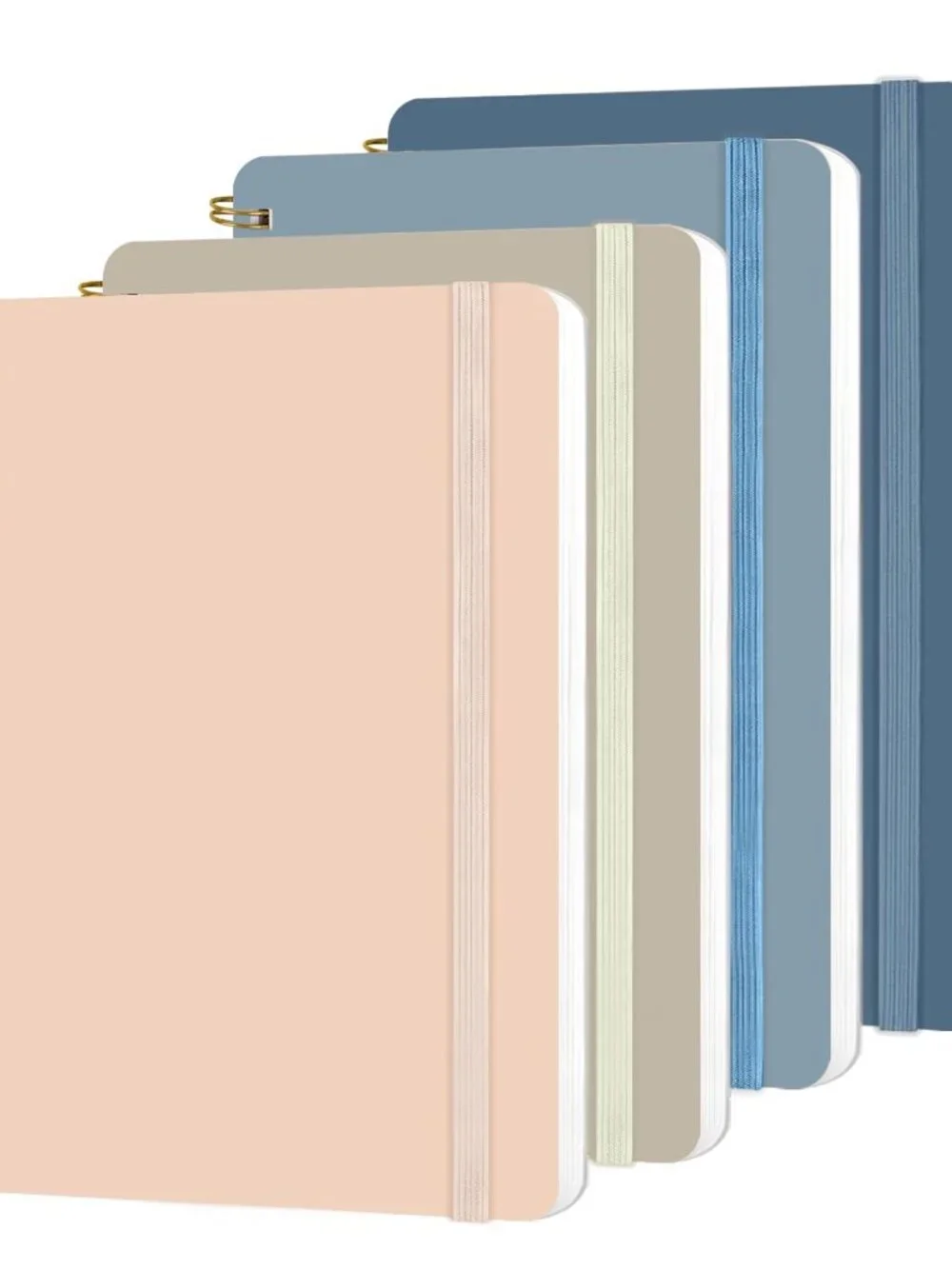 4 PCS Small Spiral Notebook 5x7, Spiral Journal Notebook, Notebooks for Work, Sc